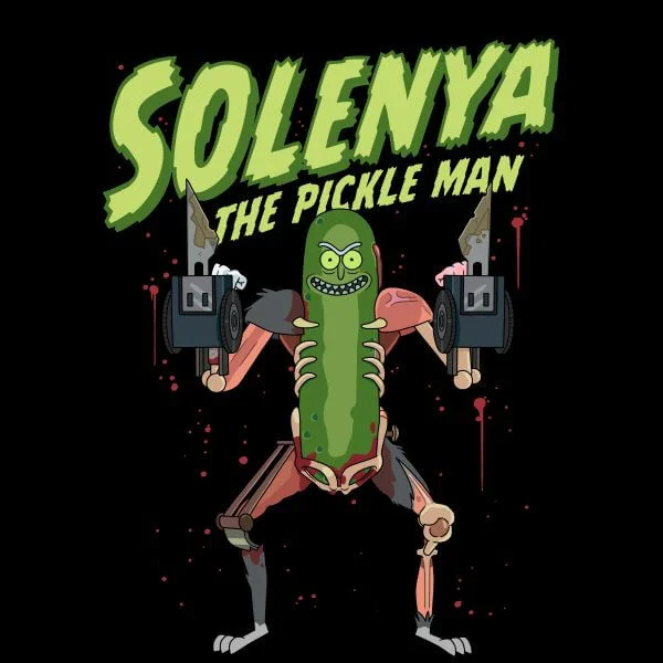 Rick and Morty Solenya Damen T-Shirt - Schwarz