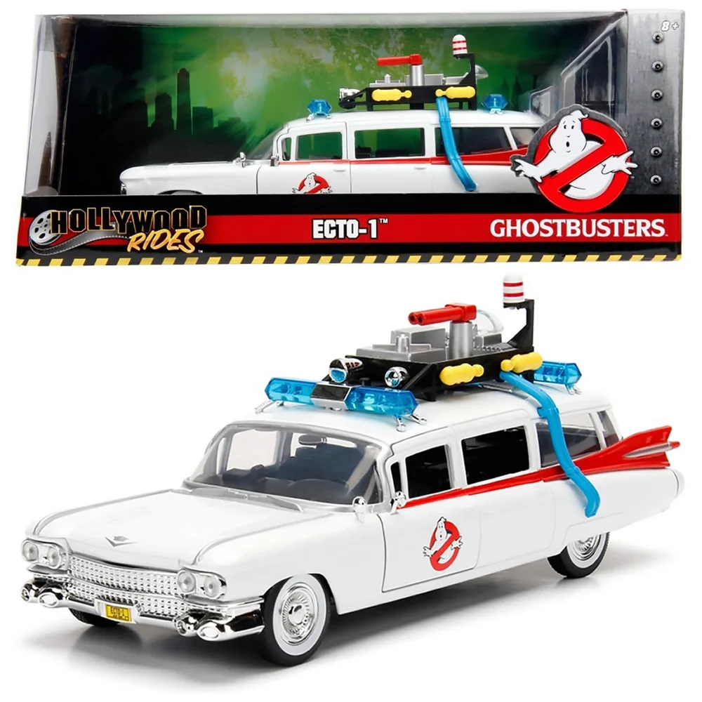 Ghostbusters Hollywood Rides ECTO-1 1:24 Scale Die-Cast Metal Vehicle Bild 1