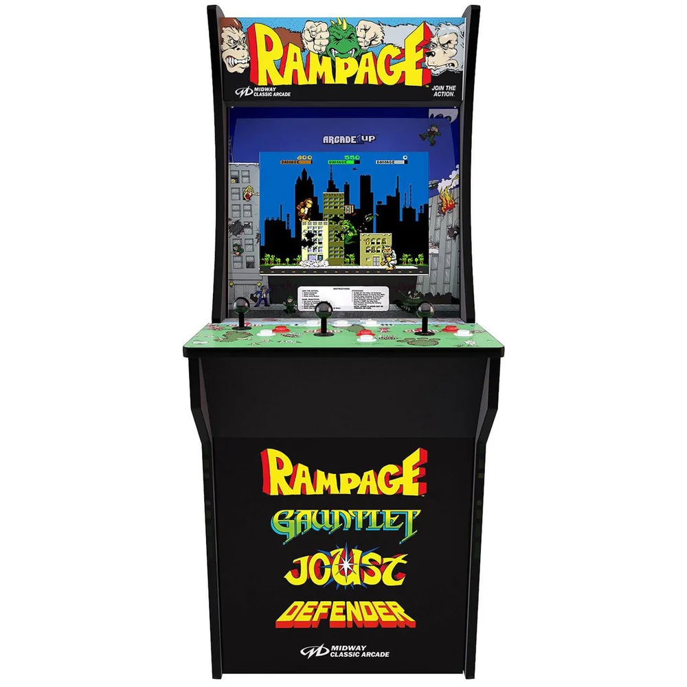 Sambro Arcade 1Up Midway: Rampage, Gauntlet, Joust, Defender At Home Arcade Machine Bild 1