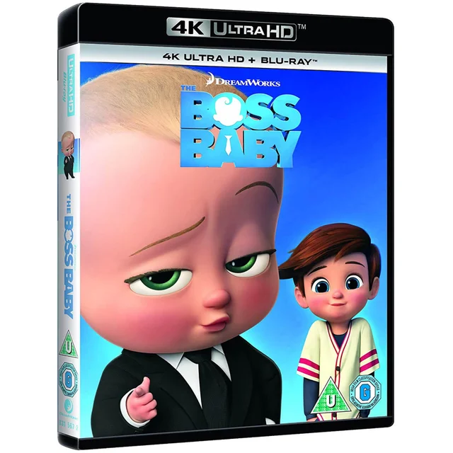 Boss Baby - Schluss mit Kindergarten - 2018 Artwork -Überarbeitung- 4K Ultra HD (Inklusive Blu-Ray)