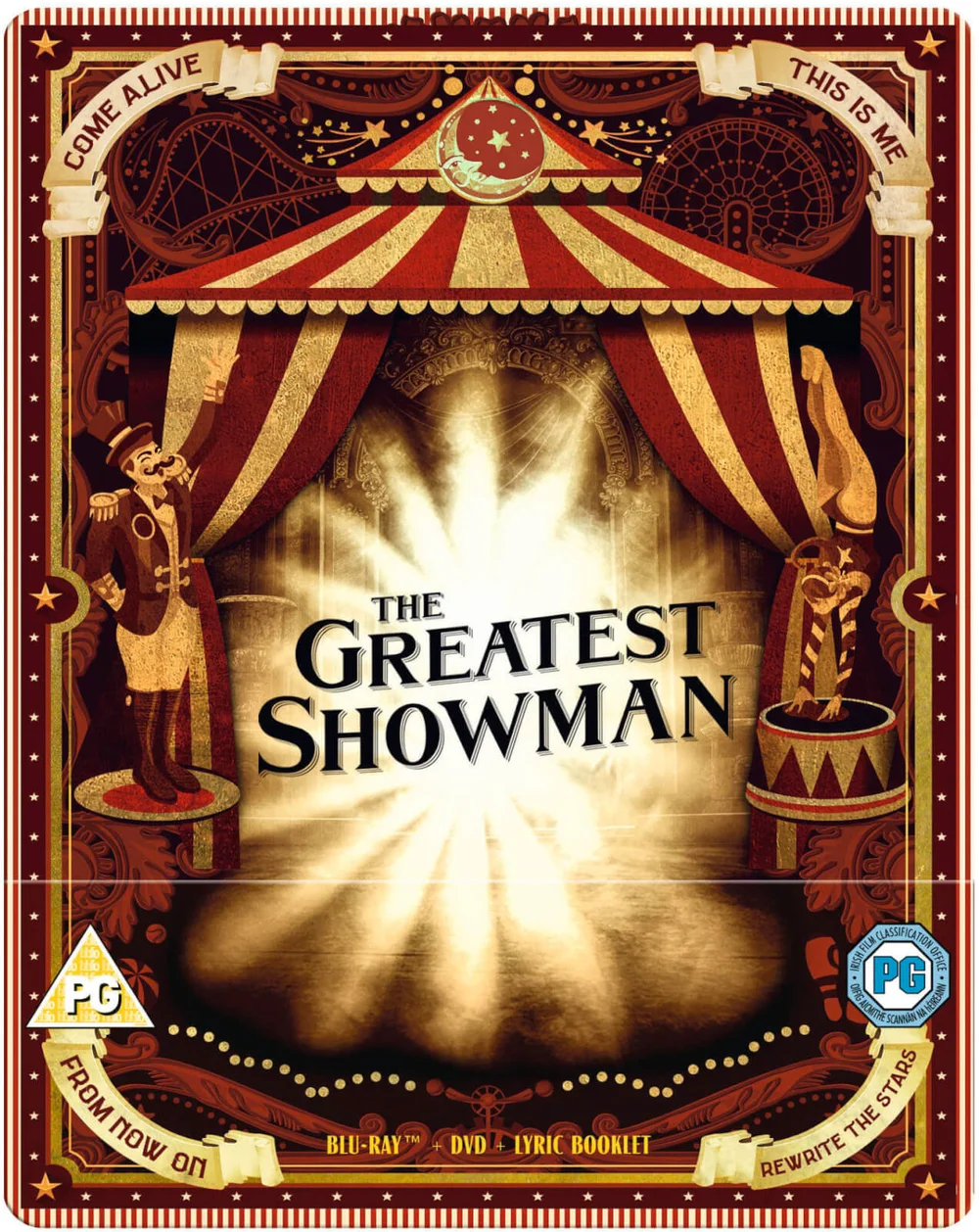 The Greatest Showman Zavvi Exklusives Limited Edition Steelbook Bild 1