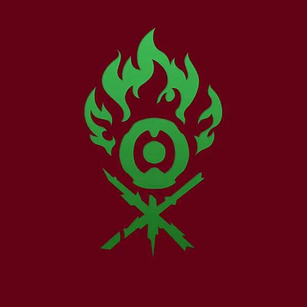 Magic The Gathering Gruul Symbol Herren T-Shirt - Bordeauxrot