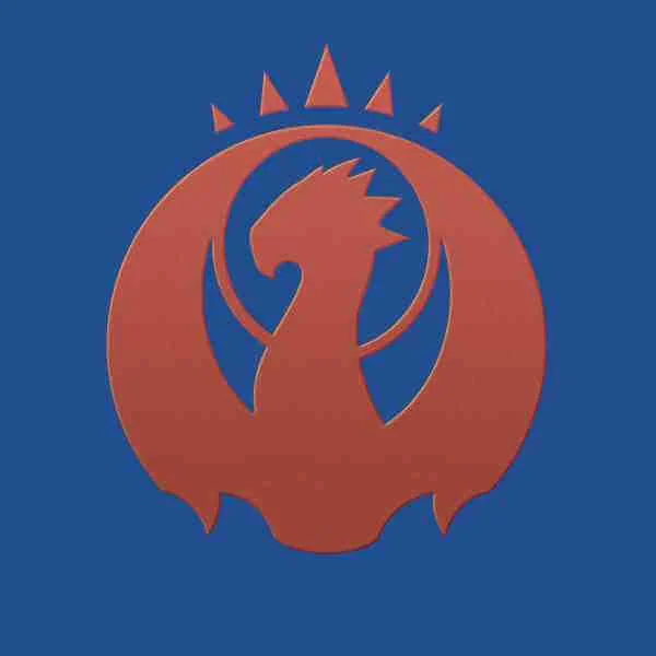Magic The Gathering Izzet Symbol Herren T-Shirt - Blau Royal