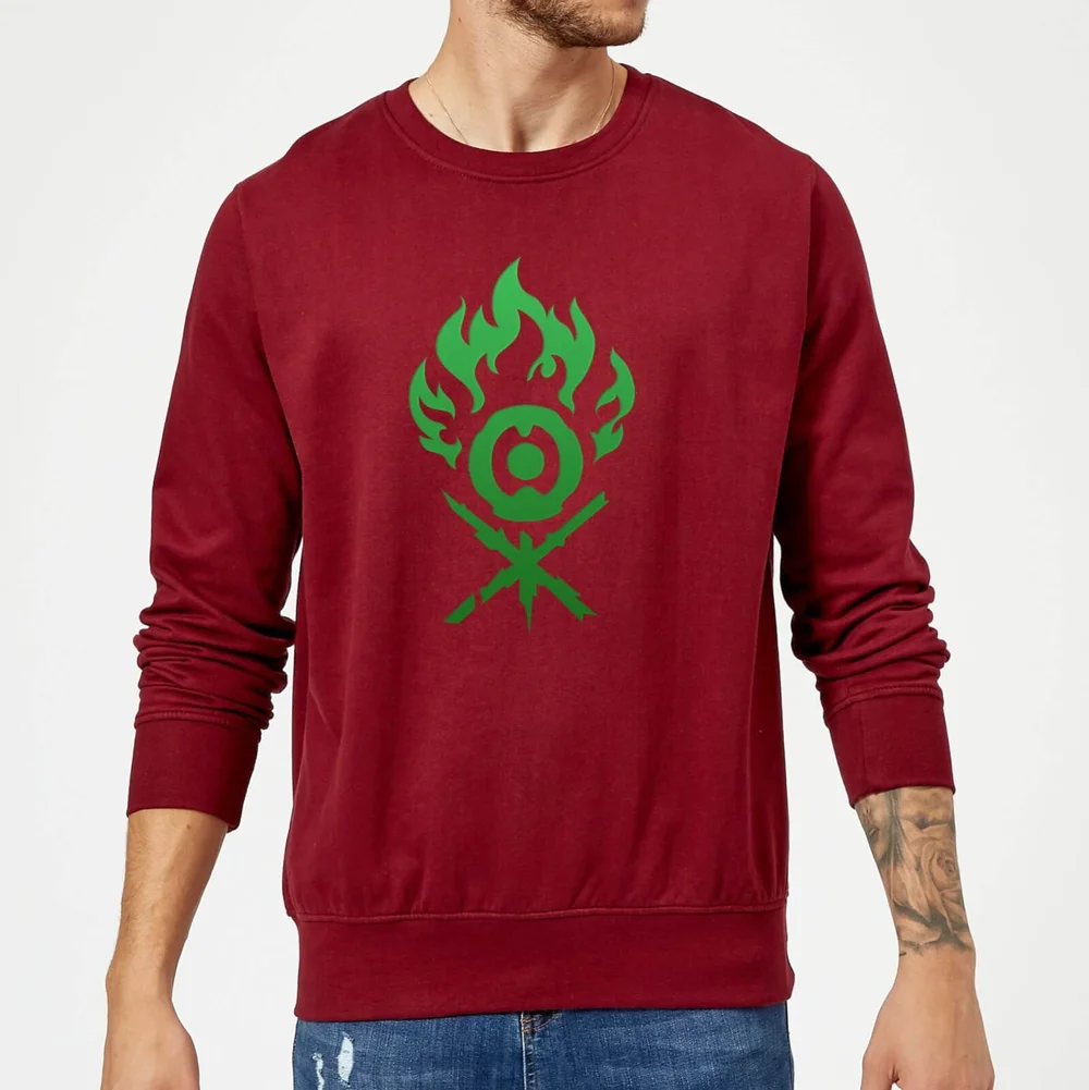 Magic The Gathering Gruul Symbol Pullover - Bordeauxrot - S - Bordeauxrot Bild 1