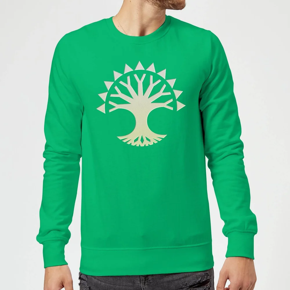 Magic The Gathering Selesnya Symbol Pullover - Grün - S - Kellygrün Bild 1