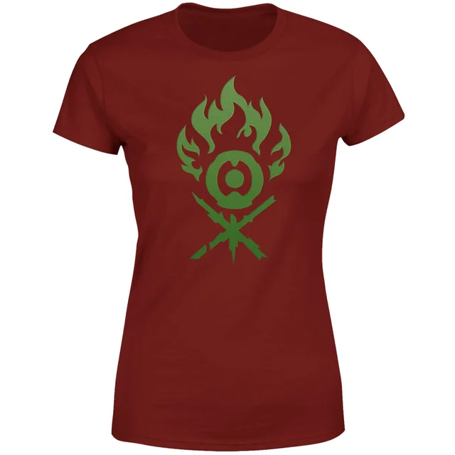 Magic The Gathering Gruul Symbol Womens T-Shirt - Bordeauxrot