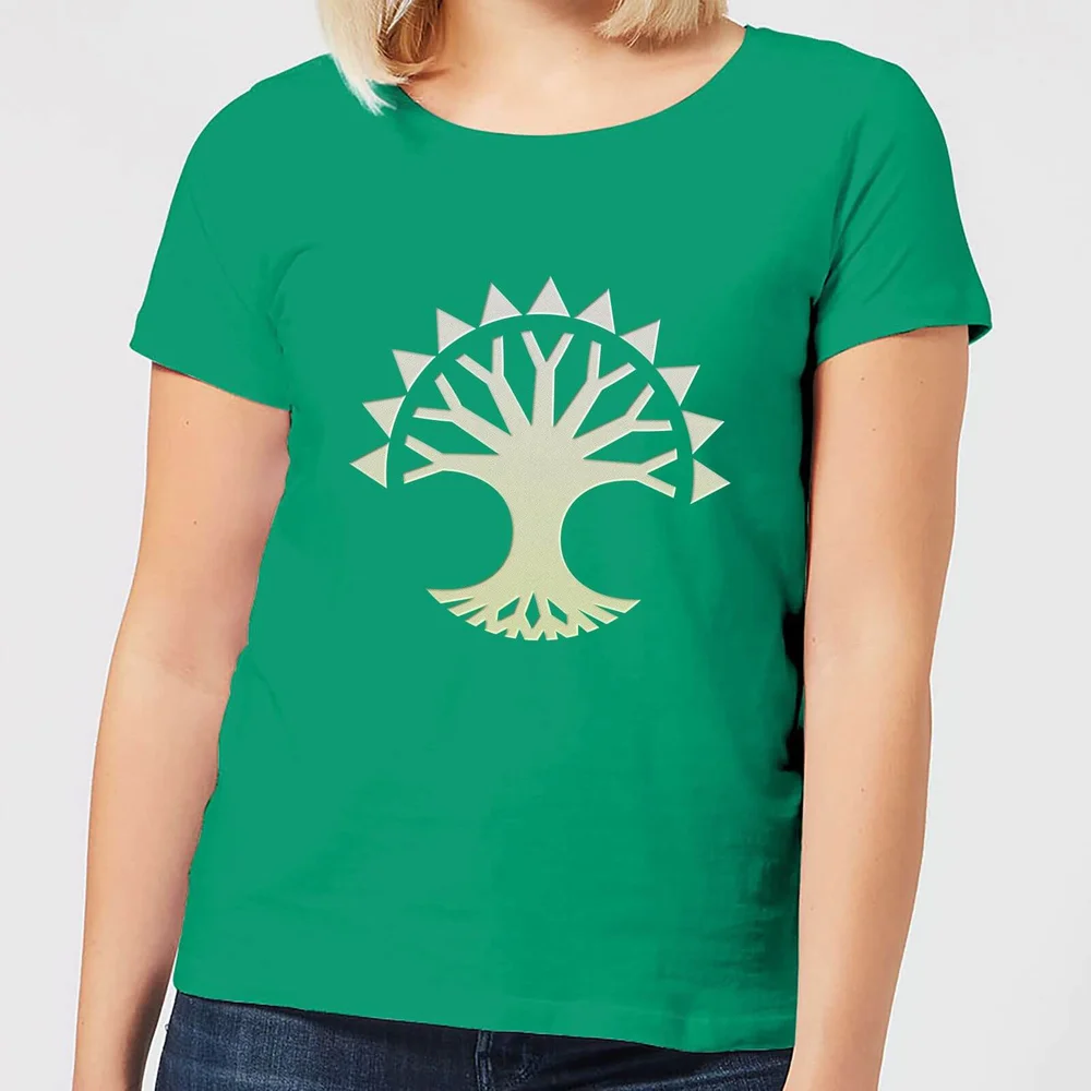 Magic The Gathering Selesnya Symbol Damen T-Shirt - Grün - S - Kellygrün Bild 1