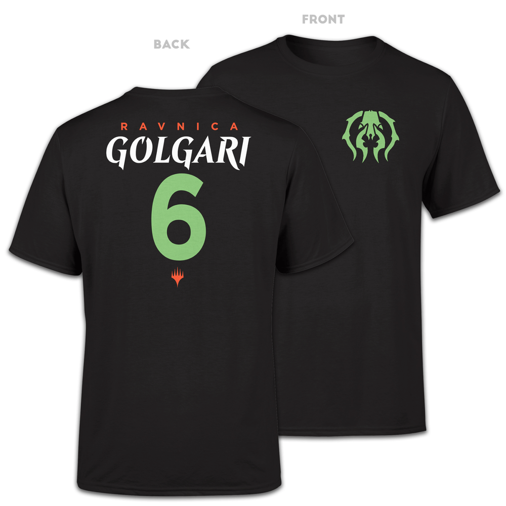 Magic The Gathering Golgari Sports Herren T-Shirt - Schwarz - S - Schwarz Bild 1