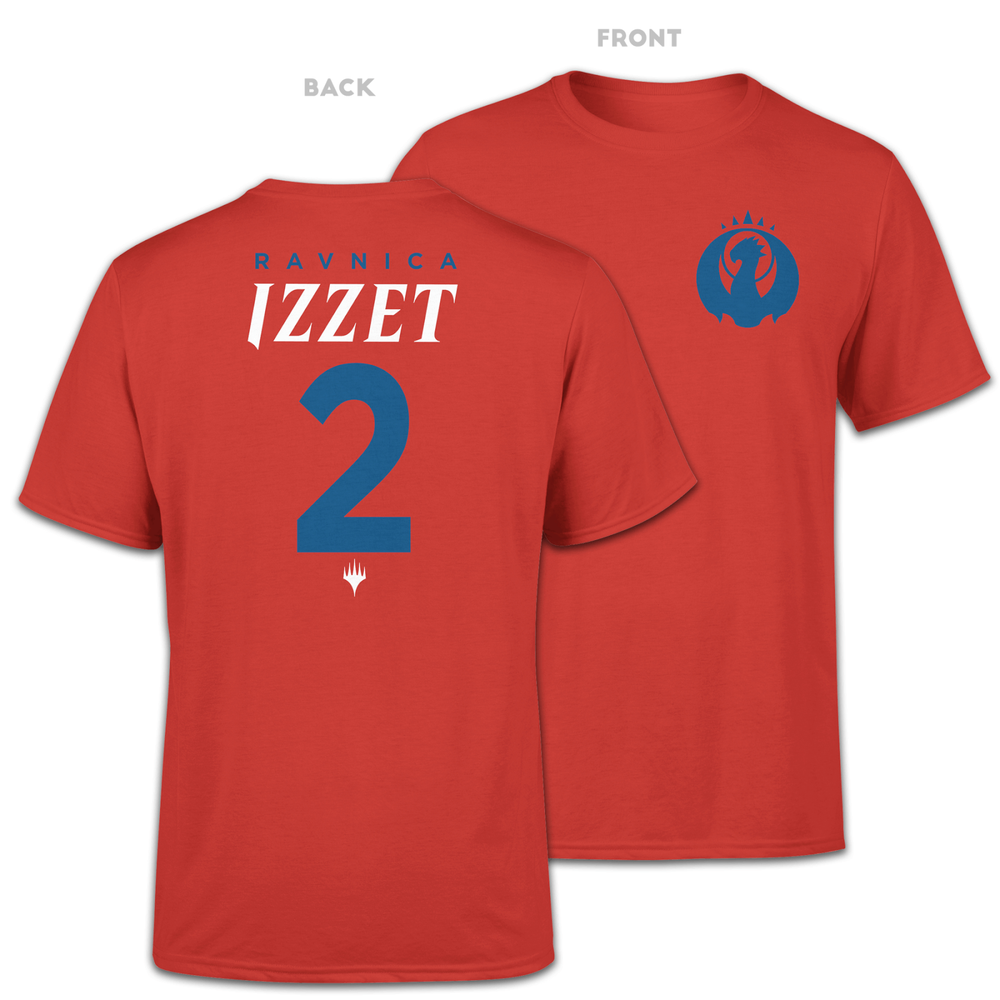 Magic The Gathering Izzet Sports Herren T-Shirt - Rot - S Bild 1