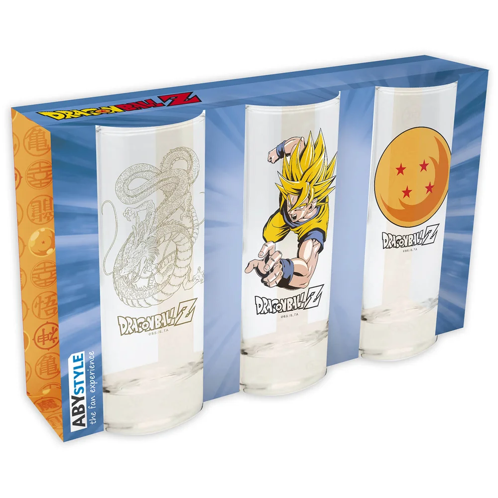 Dragon Ball Set of 3 Glasses Bild 1