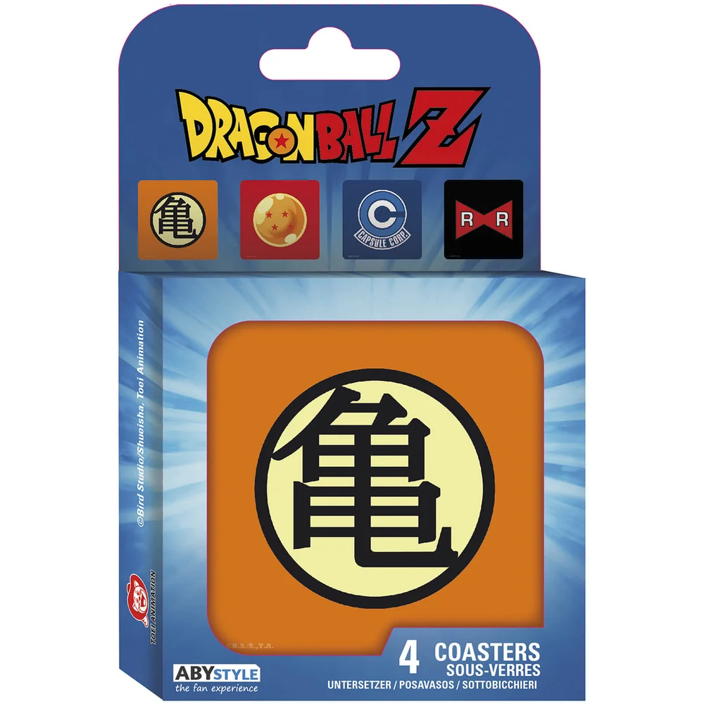 Dragon Ball Set of 4 Coasters (Symbols) Bild 1