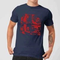 Chucky Family Photo Herren T-Shirt - Navy Blau