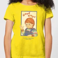 Chucky Good Guys Retro Damen T-Shirt - Gelb