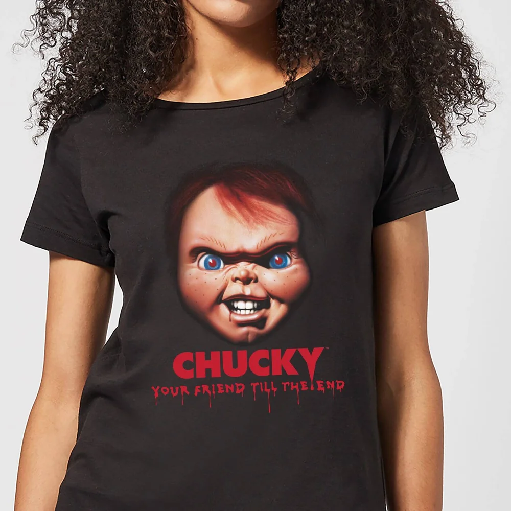 Chucky Friends Till The End Damen T-Shirt - Schwarz - S Bild 1