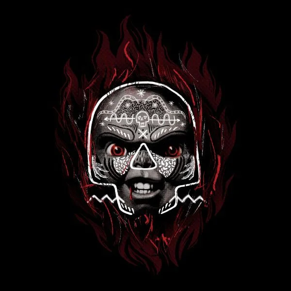 Chucky Voodoo Damen T-Shirt - Schwarz
