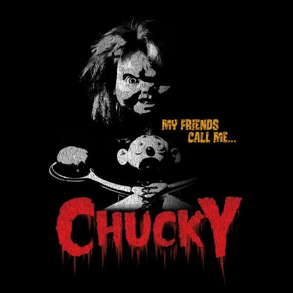 Chucky My Friends Call Me Chucky Damen T-Shirt - Schwarz