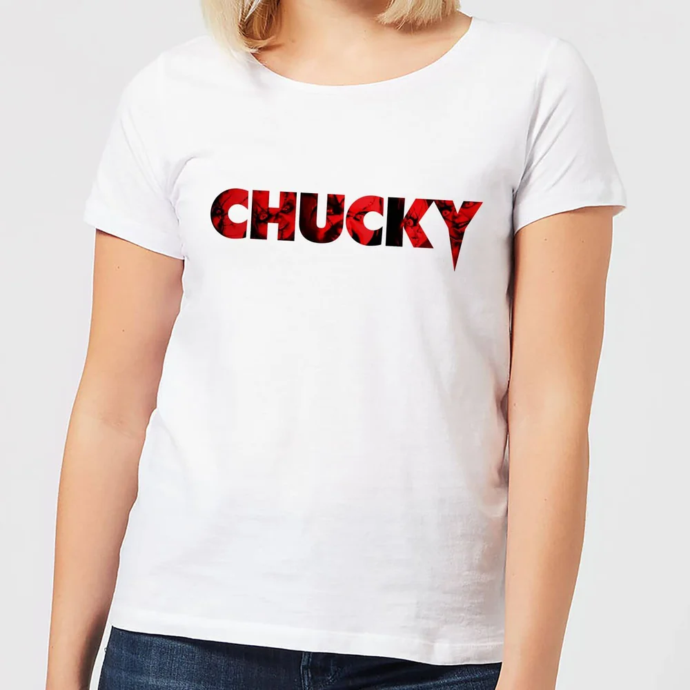 Chucky Logo Damen T-Shirt - Weiß - S Bild 1