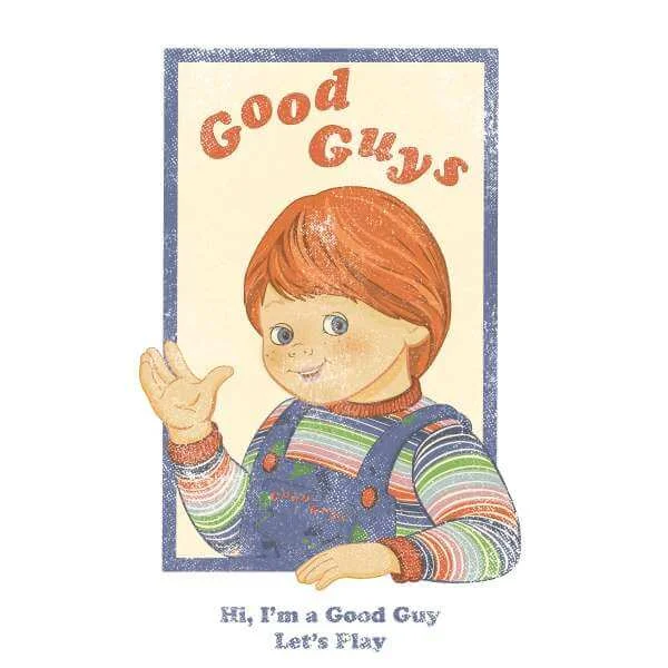 Chucky Good Guys Retro Pullover - Weiß