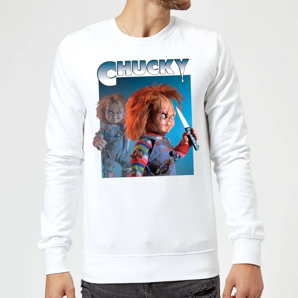 Chucky Nasty 90's Pullover - Weiß - S Bild 1