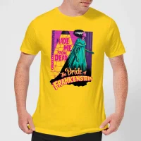 Universal Monsters Retro Bride Of Frankenstein Herren T-Shirt - Gelb