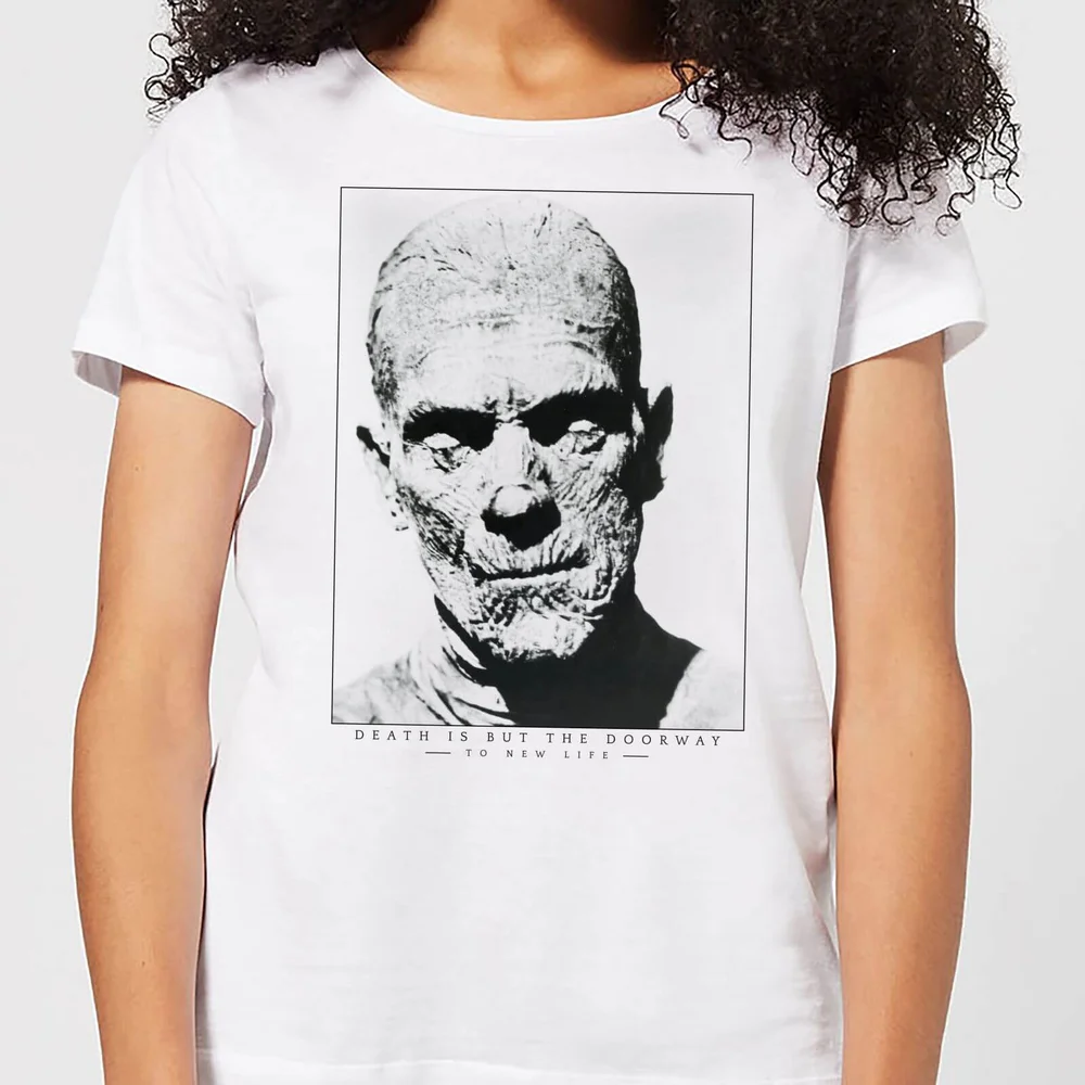 Universal Monsters Die Mumie Portrait Damen T-Shirt - Weiß - S Bild 1