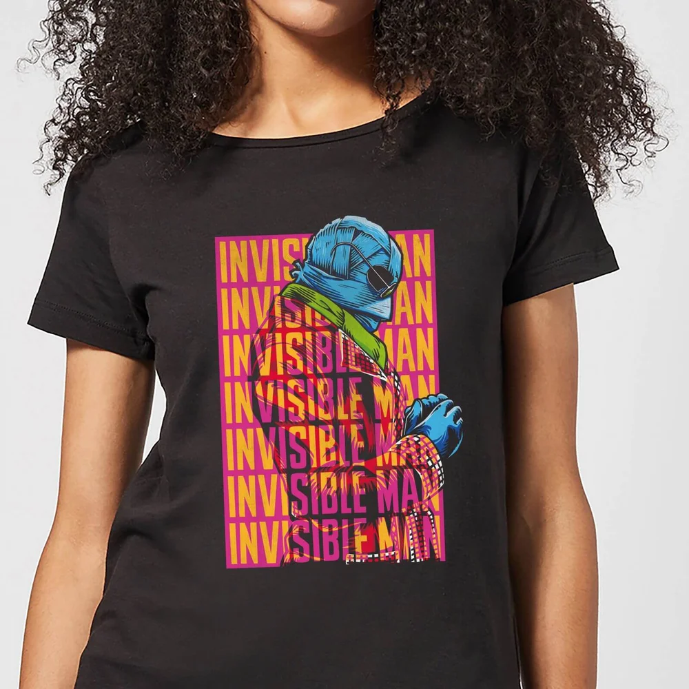 Universal Monsters Invisible Man Retro Damen T-Shirt - Schwarz - S Bild 1