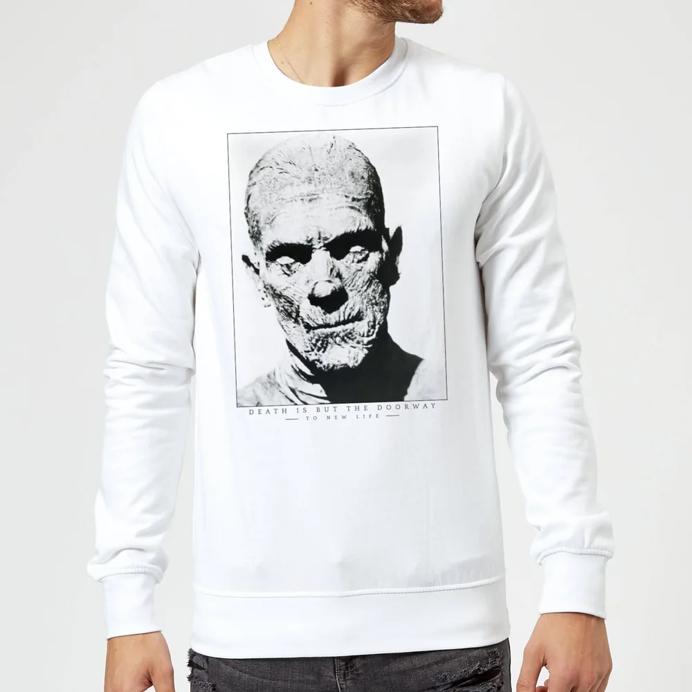 Universal Monsters Die Mumie Portrait Pullover - Weiß - S Bild 1