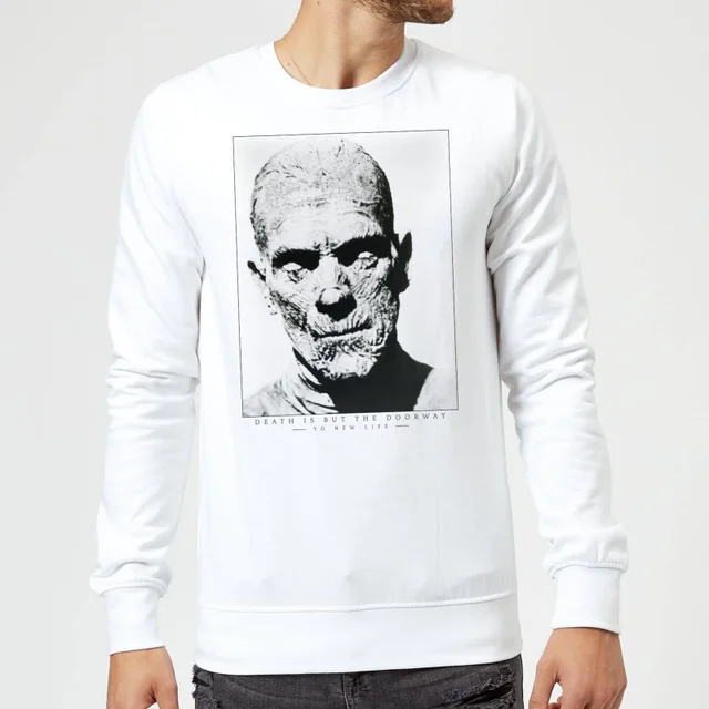 Universal Monsters Die Mumie Portrait Pullover - Weiß
