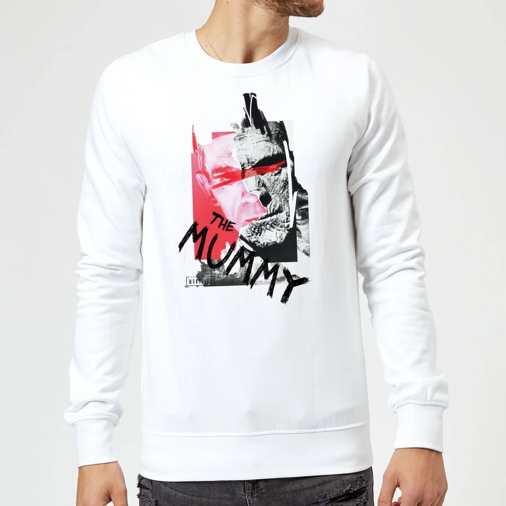 Universal Monsters Die Mumie Collage Pullover - Weiß - S Bild 1