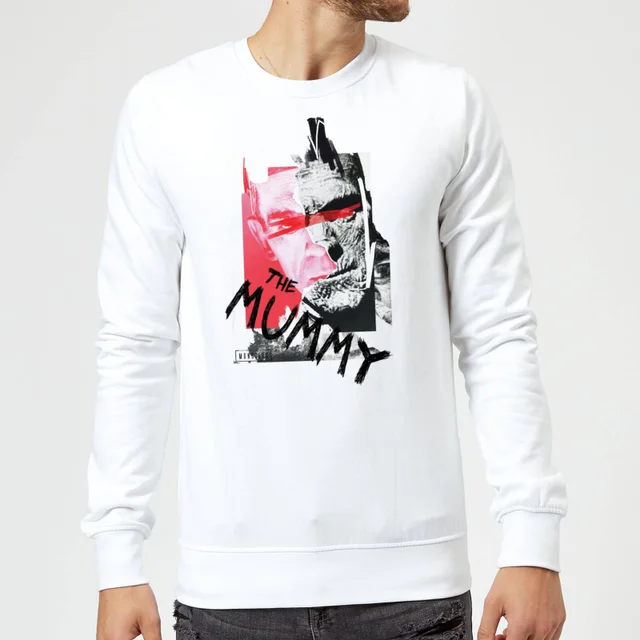 Universal Monsters Die Mumie Collage Pullover - Weiß