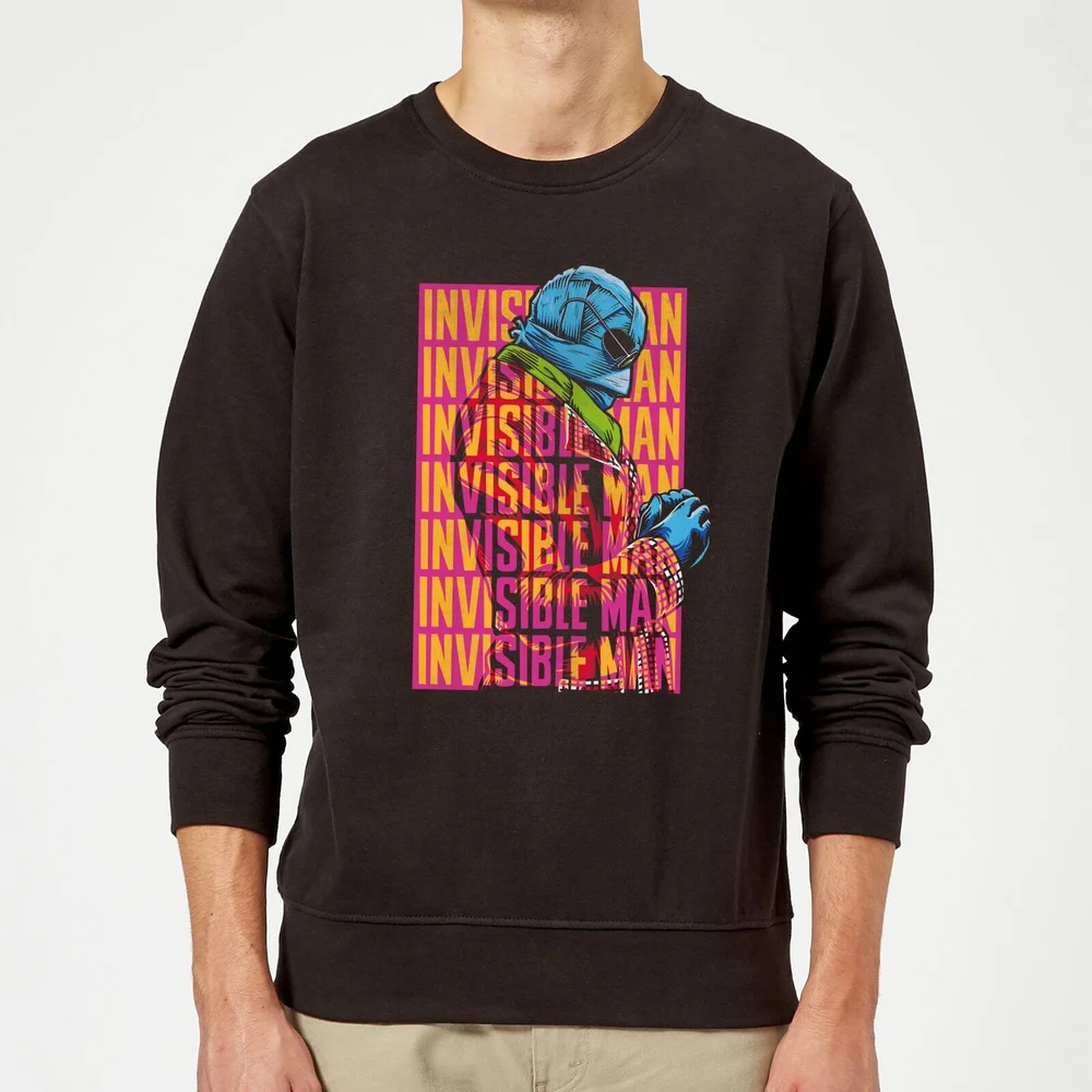 Universal Monsters Invisible Man Retro Pullover - Schwarz - S Bild 1