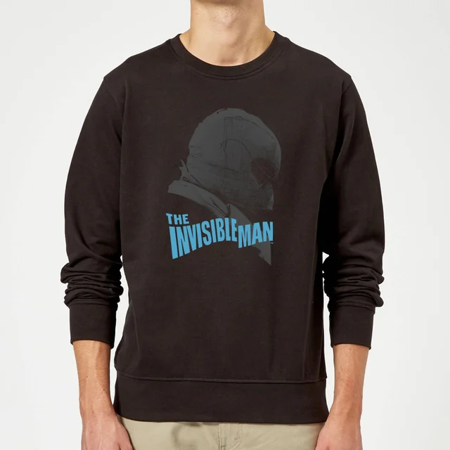 Universal Monsters The Invisible Man Grauscale Pullover - Schwarz
