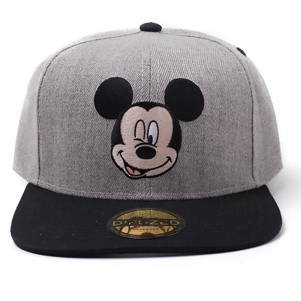 Disney Mickey Mouse Melange Snapback - Black Bild 1