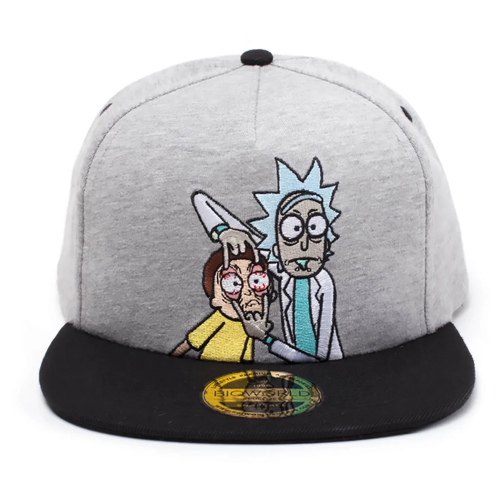 Rick and Morty Open Your Eyes Snapback - Grey Bild 1