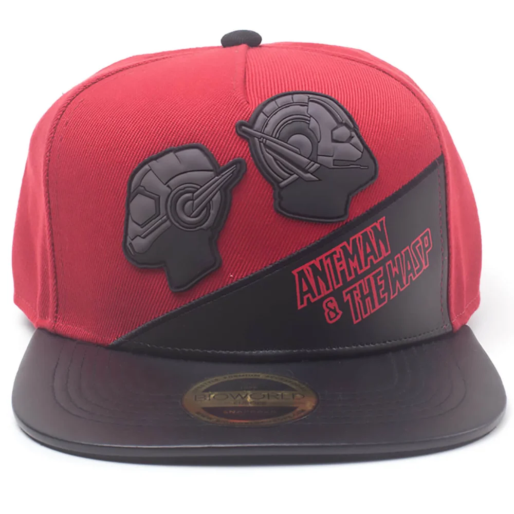 Marvel Ant-Man and the Wasp Men's Rubber Patch PU Novelty Snapback Cap - Red Bild 1