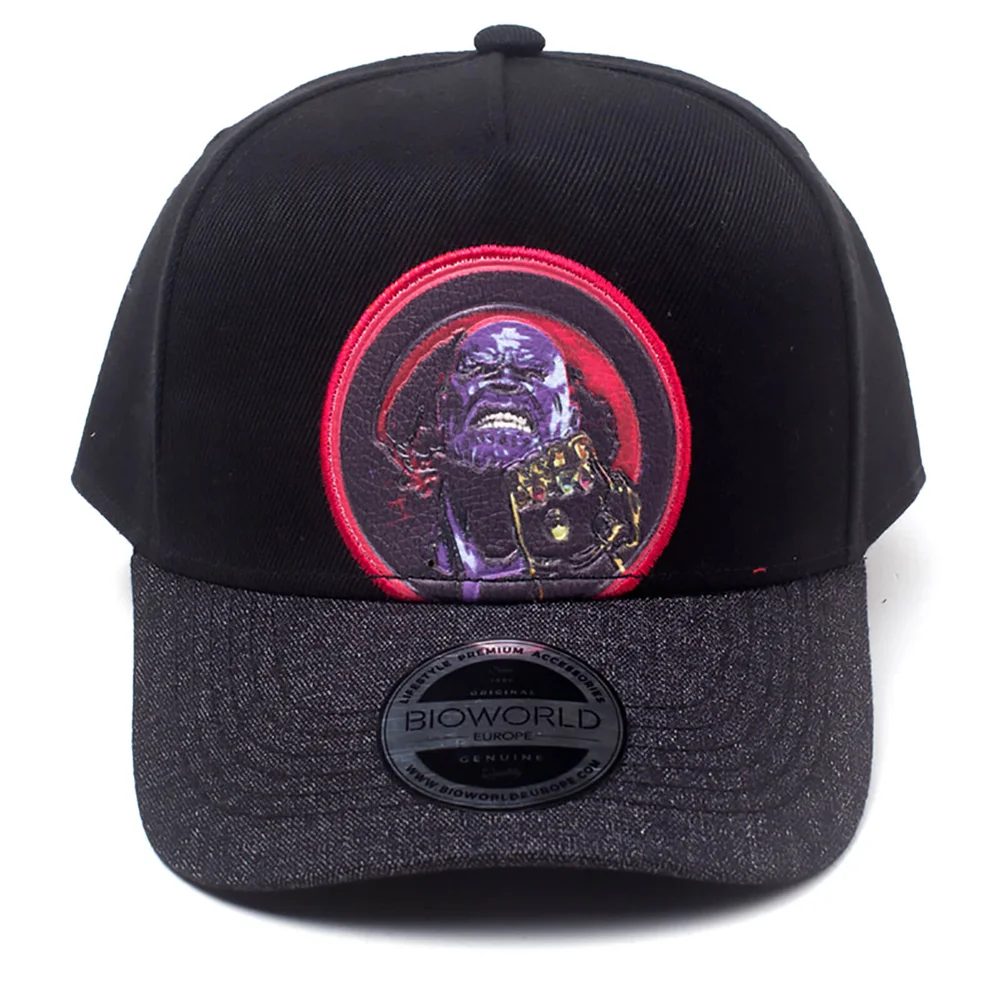 Marvel Avengers Men's Thanos Curved Bill Cap - Black Bild 1