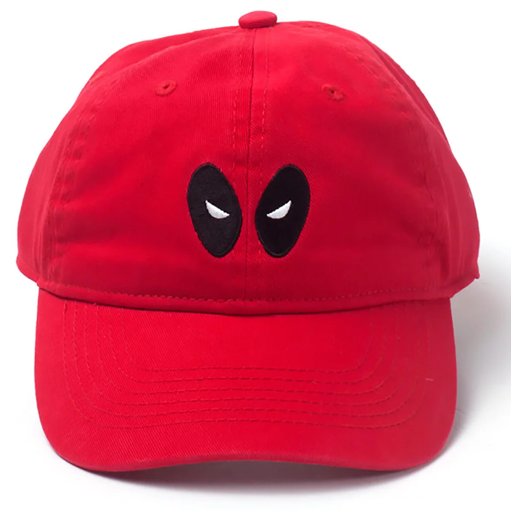 Marvel Deadpool Men's Eyes Dad Cap - Red Bild 1