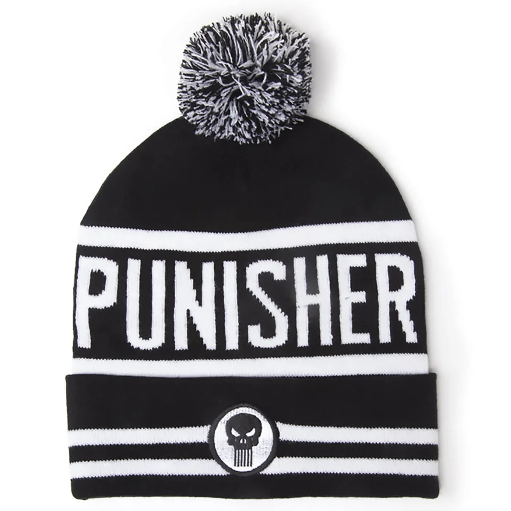 Marvel Punisher Men's Beanie Hat - Black Bild 1