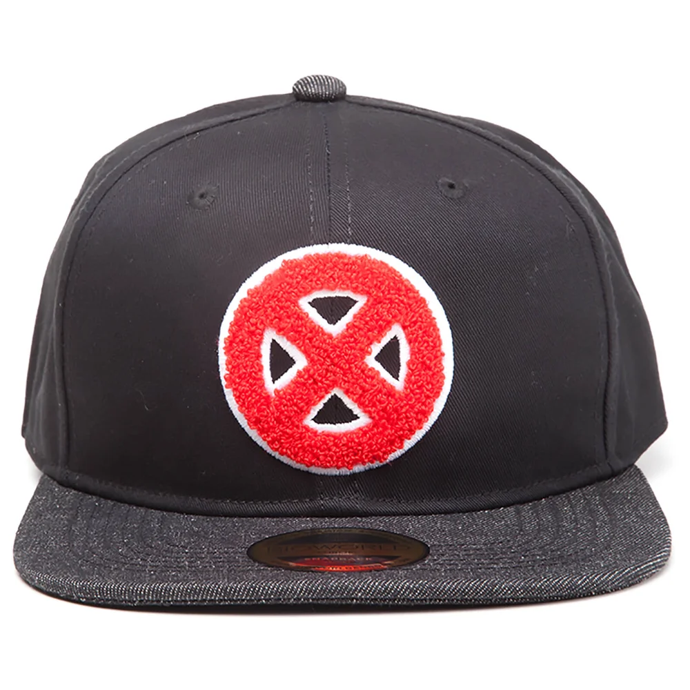 Marvel X-Men Men's Big X Logo Snapback Cap - Black Bild 1