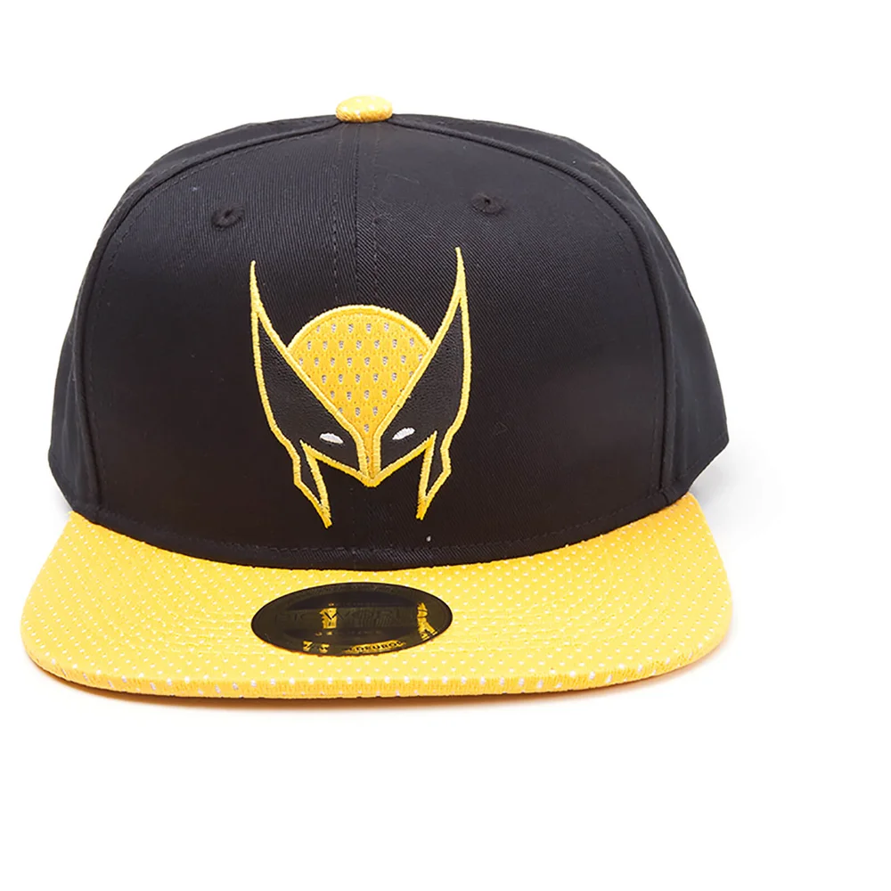 Marvel X-Men Men's Wolverine Mask Snapback Cap - Black Bild 1
