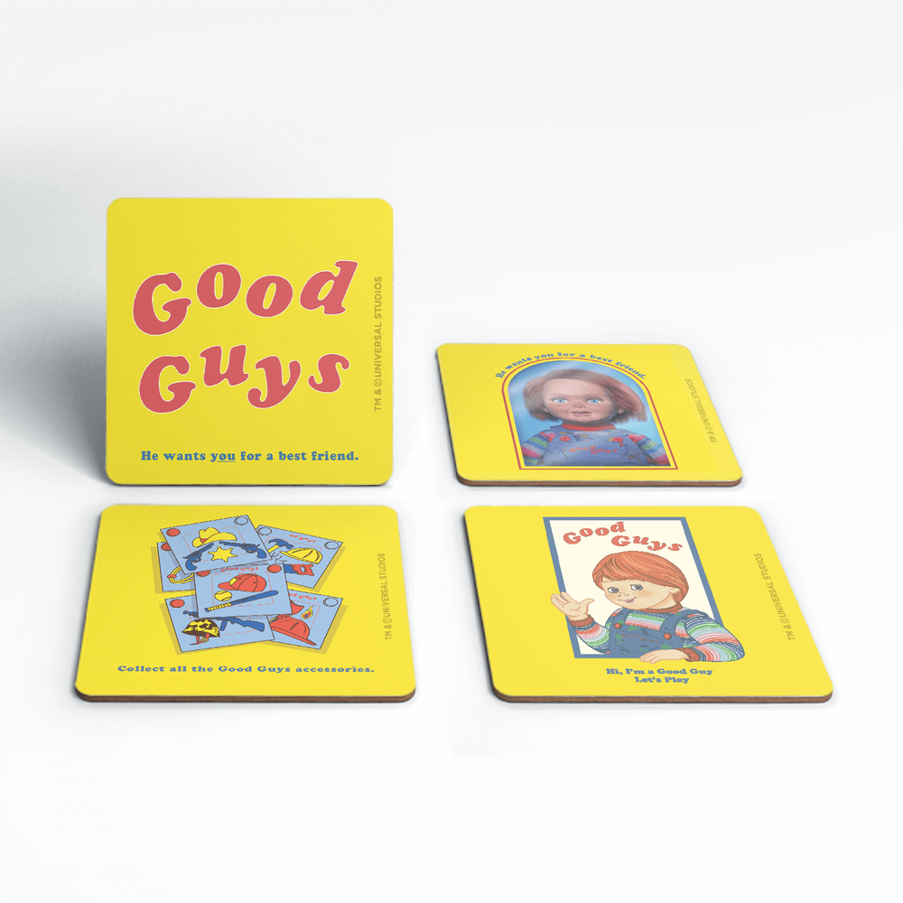 Chucky Good Guys Retro Coaster Set Bild 1