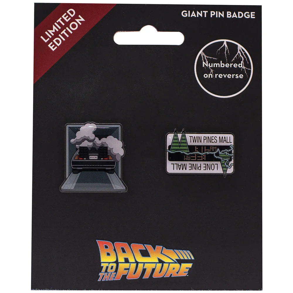 Back to the Future Limited Edition Pin Badge Set Bild 1