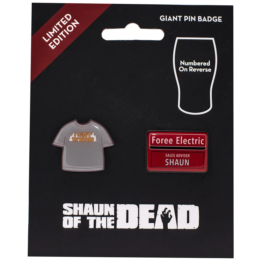 Shaun of the Dead Limited Edition Pin Badge Set Bild 1