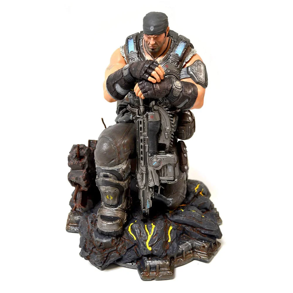 PVC-Statue von Marcus Fenix, Gears of War 3 Collector's Edition, ca. 30 cm Bild 1