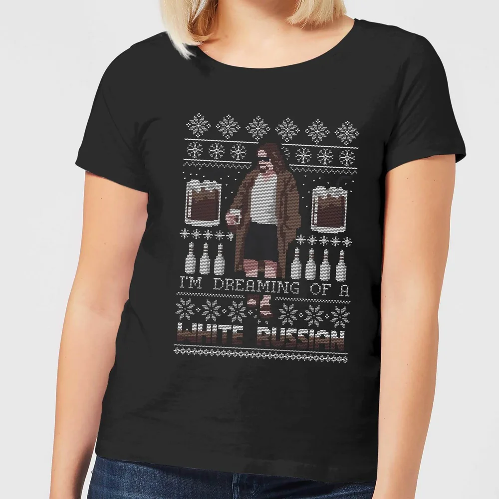 The Big Lebowski Im Dreaming Of A White Russian Damen T-Shirt - Schwarz - S Bild 1