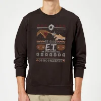E.T. the Extra-Terrestrial Be Good or No Presents Weihnachtspullover – Schwarz