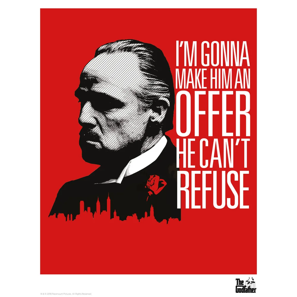 The Godfather Limited Edition Art Print - Red Bild 1