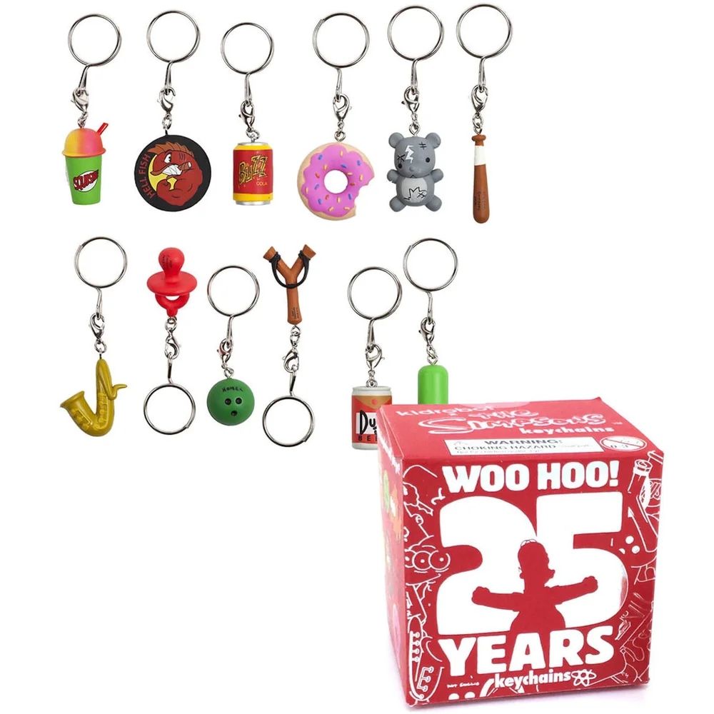 Kidrobot The Simpsons: 25th Anniversary Keychain Assortment Bild 1