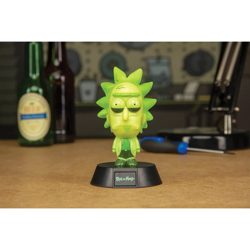 Rick and Morty Toxic-Rick-Logo-Lampe Bild 1