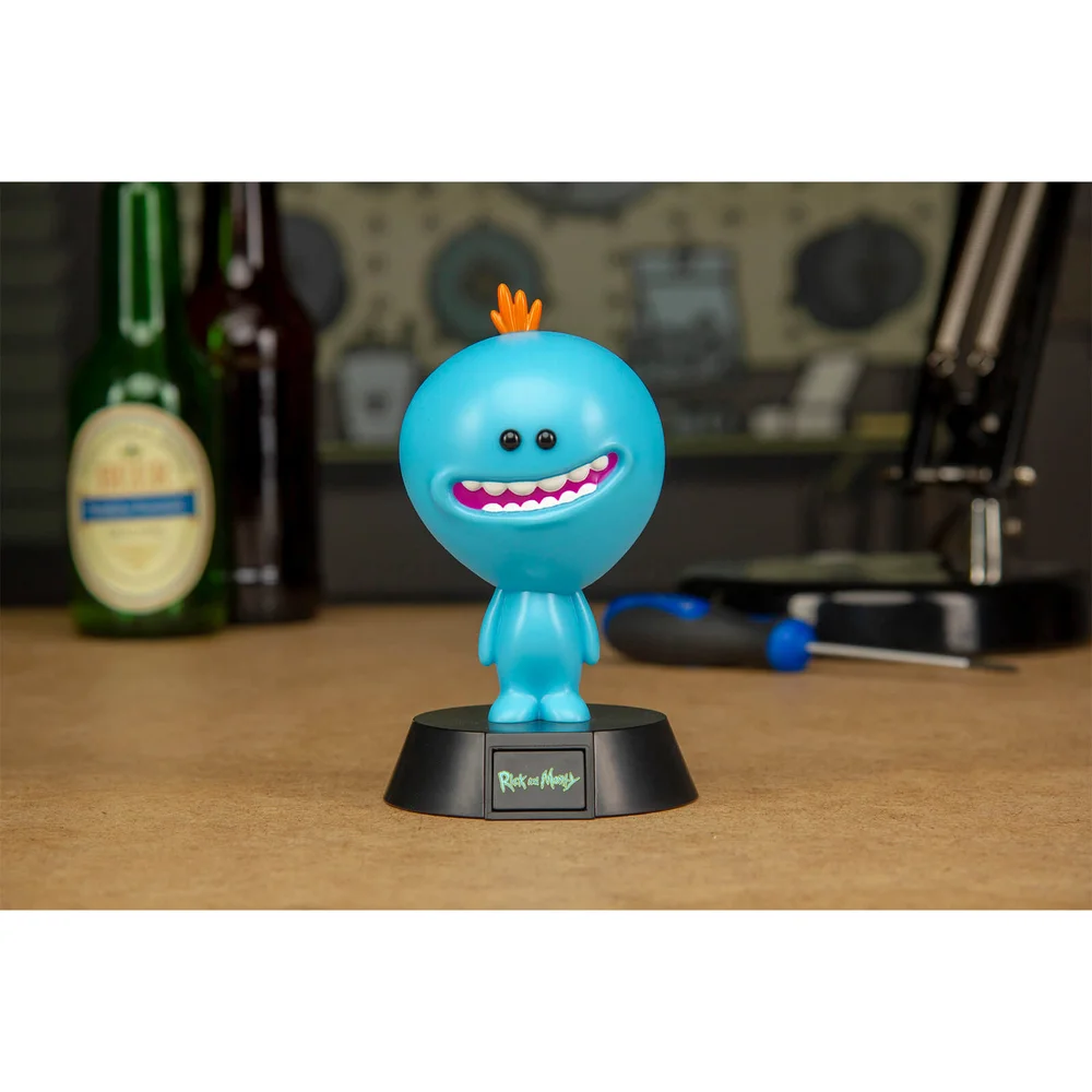 Rick and Morty Mr.-Meeseeks Logolampe Bild 1
